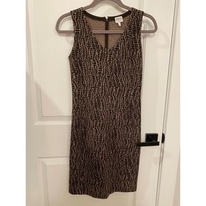 Armani collezioni printed sleeveless dress